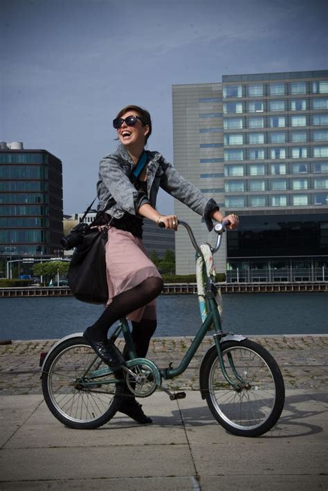 Vintage Foldingbike Cycle Chic Bicycle Chic Bicycle Fashion Women