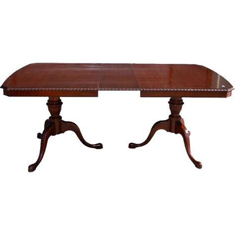 Mahogany Chippendale Dining Room Table By Drexel From