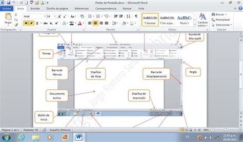 Pantalla Principal Microsoft Word Microsoft Computacion