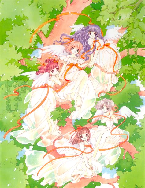 Clamp Daidouji Tomoyo Kinomoto Sakura Mihara Chiharu Sasaki Rika