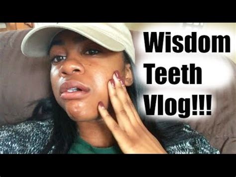 Wisdom teeth removal is a procedure that requires some time to recover. Wisdom Teeth Vlog!! (3 Day Recovery) - YouTube