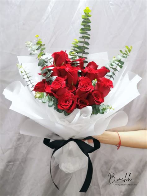 Elegance Red Rose Bunchh R03 Bunchhsg