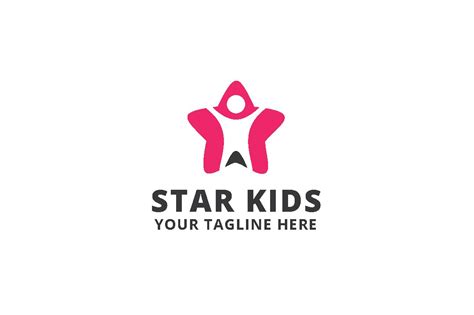 Star Kids Logo Template Branding And Logo Templates Creative Market