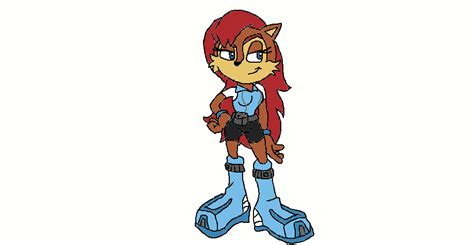 Sally Acorn Redesign By Drawingnow13 On Deviantart