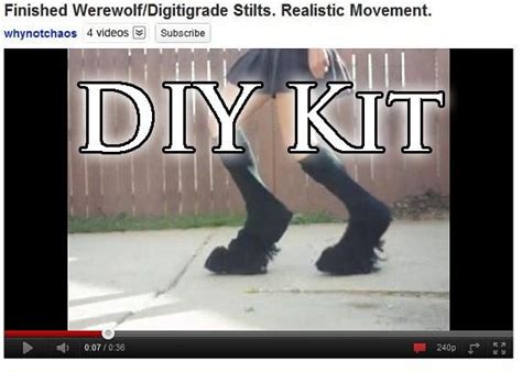 Discover hundreds of ways to save on your favorite products. Digi Stilt DELUXE DIY KIT | Werewolf, Digitigrade stilts, Satyr