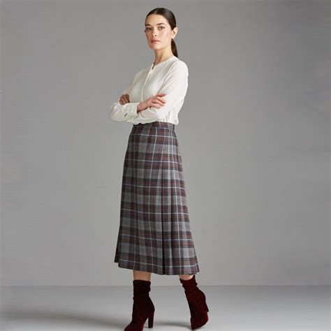 The Classic Kilted Skirt Calf Length Made To Order Tartan