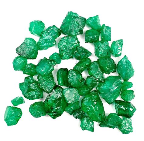 African Emerald Rough Gemstone African Emerald Raw Polished Etsy