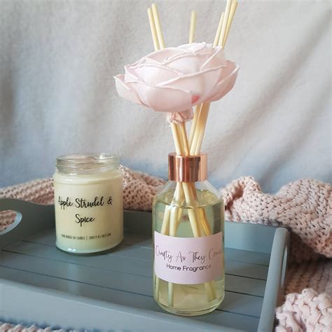 Luxury Highly Scented Reed Diffuser Flower Diffuser Reed Etsy Uk