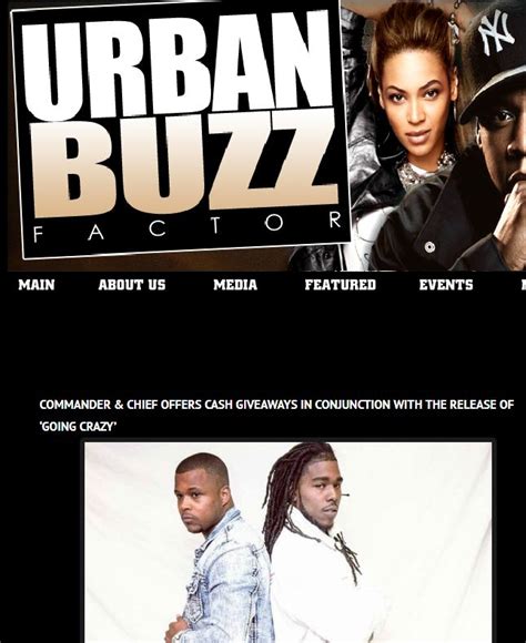 Urban Buzz Factor Interview For Cnc502 Blogs Radio Teamsuccess