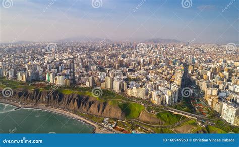 Drone View Of Lima Peru Stock Image Image Of Destination 160949953
