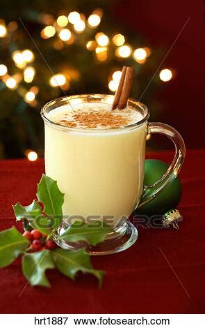 Holiday Eggnog Stock Photo Hrt1887 Fotosearch 
