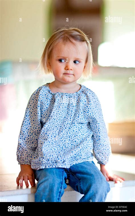 24 Month Old Baby Girl Stock Photo Alamy