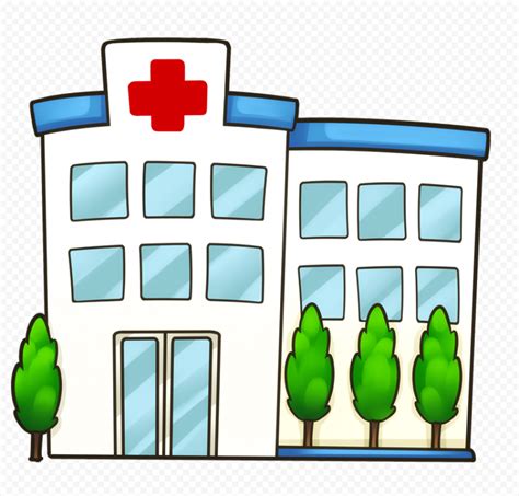 Cartoon Hospital Emergency Illustration Clipart Citypng Hospital