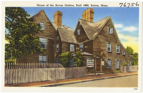 House Of The Seven Gables Built 1668 Salem Mass Digital Commonwealth