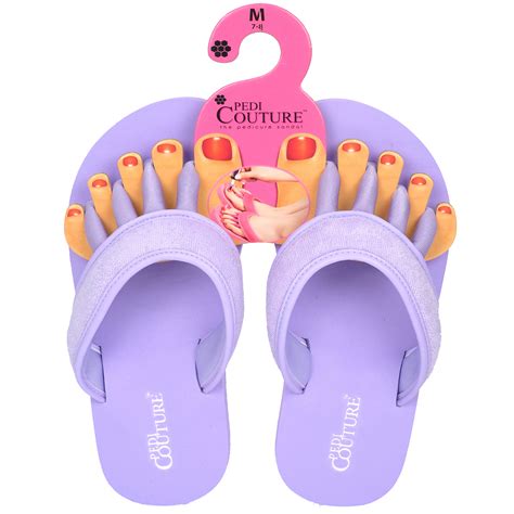 pedi couture new women s pedicure spa toe separator sandal flip flops ebay