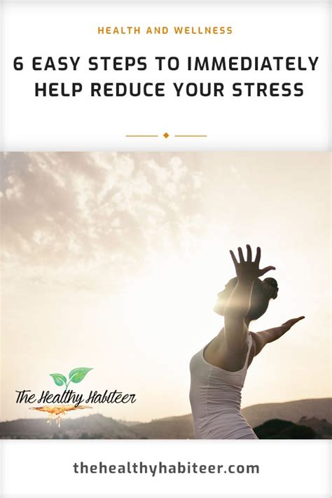 6 Easy Steps To Immediately Help Reduce Your Stress In 2021 Stress Easy Step Stress Level