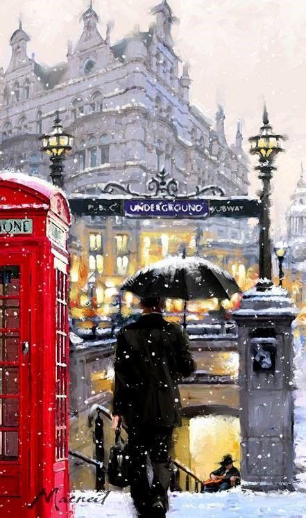 By Richard Macneil London Painting London Art London City