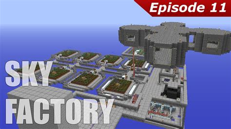 Minecraft Sky Factory Episode 11 Building A Real House Youtube