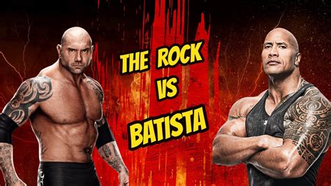 The Rock Vs Batista Full Match Hd Highlights Youtube