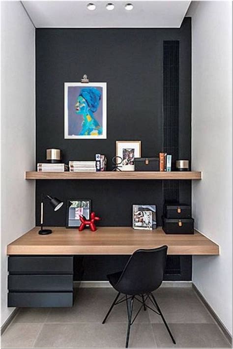 75 Small Home Office Ideas For Men Masculine Interior Designs 3 In 2020