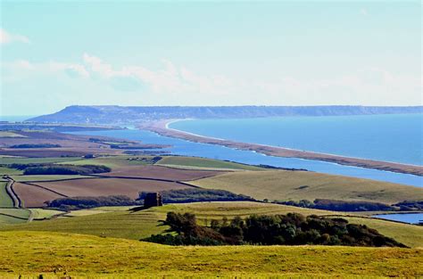 Chesil Beach View Of Chesil Beach With Portland In The Dis Flickr