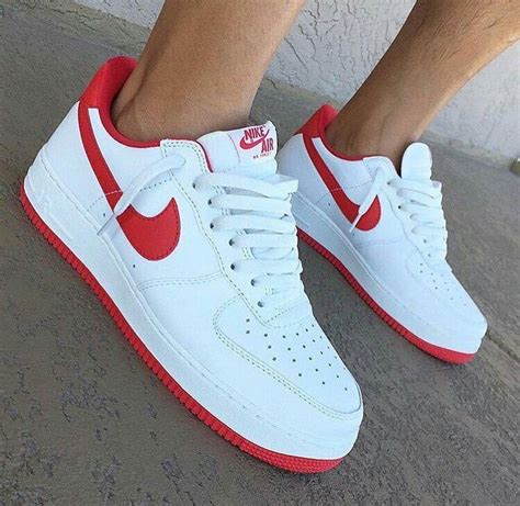 Follow to keep up with nike's hottest new kicks follow us @airforce1nike and tag us to get featured. NIKE AIR FORCE 1 White Red AF1 $69 Customized FREE ...
