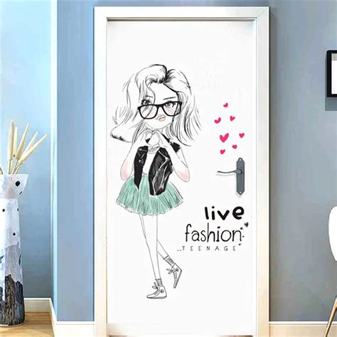 Buy Cute Diy Lovely Girl Art Wall Stickers For Kids