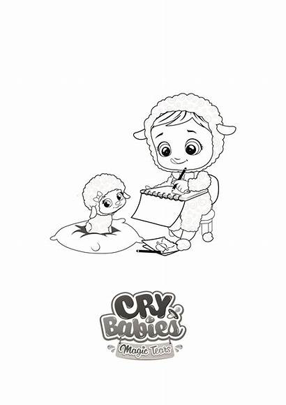 Cry Coloring Babies Tears Magic Coloriage Lammy