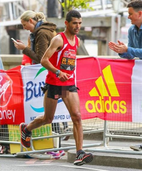 Abdelhadi El Harti London Marathon Runner Exposes Penis Daily Mail