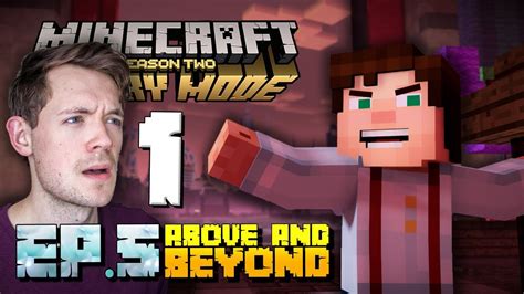 Minecraft Story Mode Season 2 Episode 5 Walkthrough Part 1 Above And Beyond Ps4 Commentary