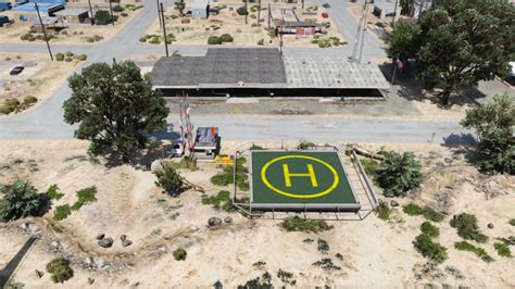 Sandy Shores Simple Helicopter Pad Ymap Fivem Sp Gta5