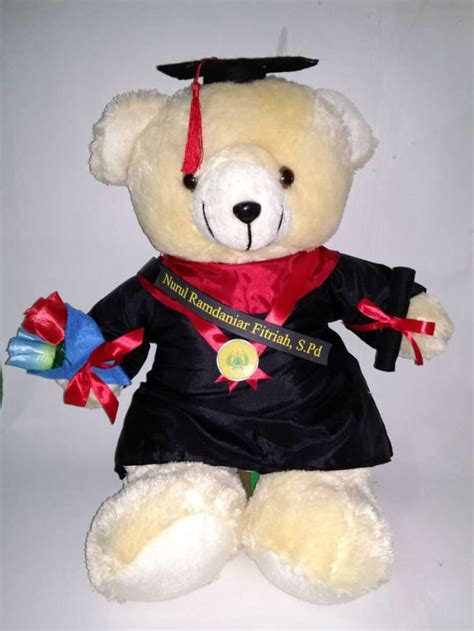 Jual Boneka Wisuda 60cm Special Selempang Nama Dan Buket Bunga Di Seller Denta Toys Kalibata