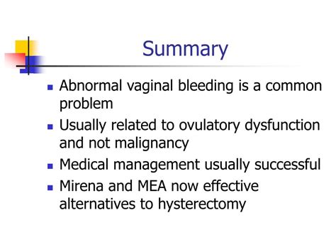 Ppt Management Of Abnormal Vaginal Bleeding Powerpoint Presentation Free Download Id724735