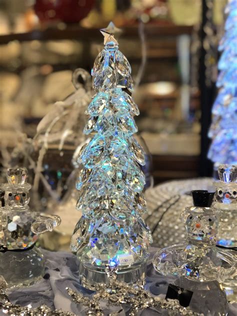 Crystal Christmas Trees Studio Arts And Glass
