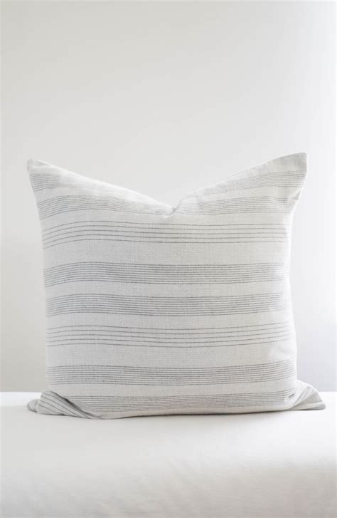 Now, i had done this once before, but not well, so learn from my mistakes. Light Grey and Black Stripe Pillow Cover Charcoal Pillow ...