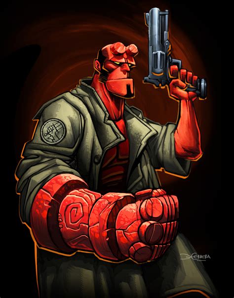 Comics Forever Hellboy Digital Pencils Inks And