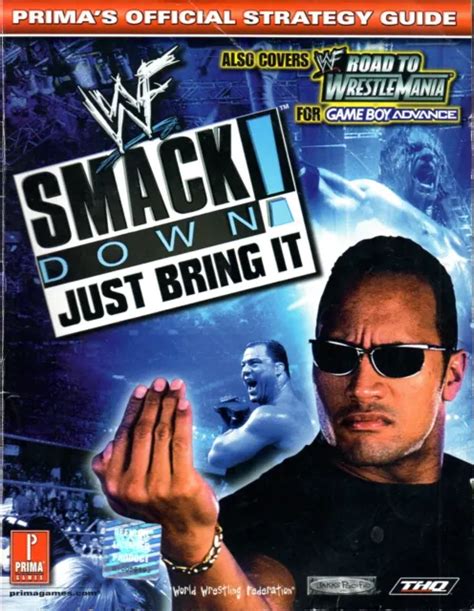 The Rock Wwf Smackdown Just Bring It Video Game Guide Wwe Thq Prima