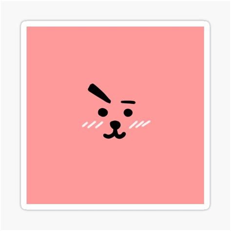 Bts Bt21 Cooky Design Sticker For Sale By Ana Does Art Redbubble