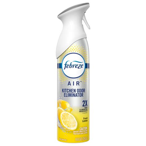 Save On Febreze Air Freshener Kitchen Odor Eliminator Fresh Lemon Order