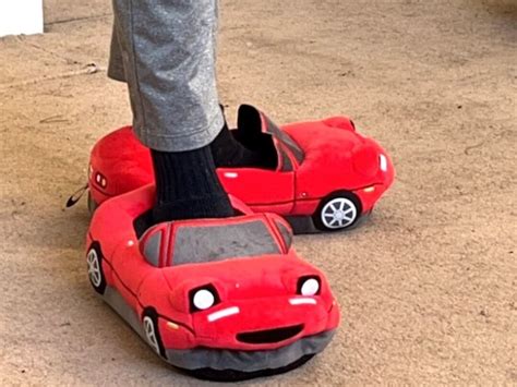 Miata Plush Slippers Autoplush Soft Plush Toy Car Slippers Etsy Uk