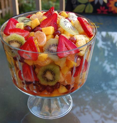 Tropical Fruit Salad Tropical Fruit Salad With Honey Lime Dressing Is