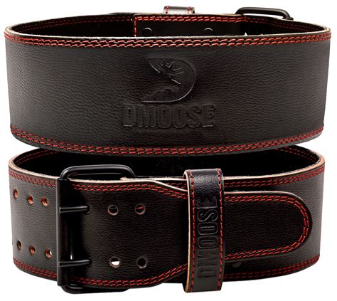 Dmoose Genuine Leather Weight Lifting Belt 4 Inch Wide And 5 Mm Thick