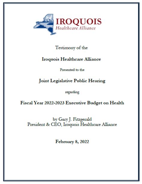 Iroquois Healthcare Representing Health Care Providers In Upstate New
