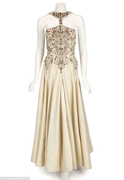 The Ivory Silk Ball Gown Worn By Madonna In Her Golden Globe Winning