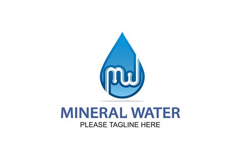 Mineral Water Logo Graphic By Friendesigns · Creative Fabrica