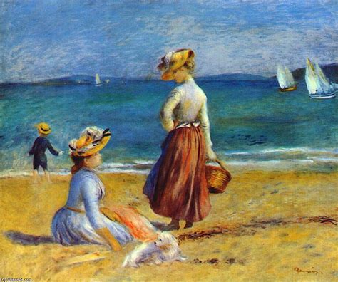 Figuras En La Playa De Pierre Auguste Renoir