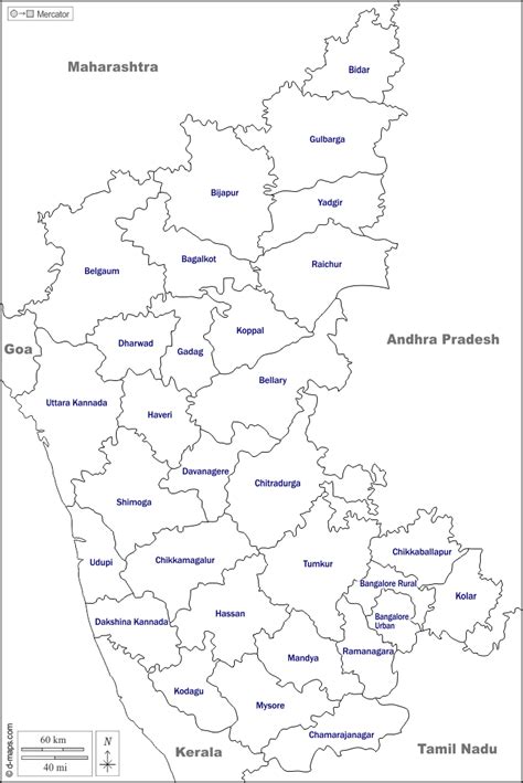Dakshina kannada dakshina kannada is a coastal district in karnataka state and it was known as south canara. Karnataka free map, free blank map, free outline map, free base map boundaries, districts, names ...