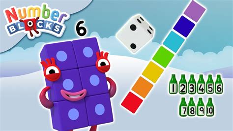 Numberblocks Playing Number Games Learn To Count Youtube