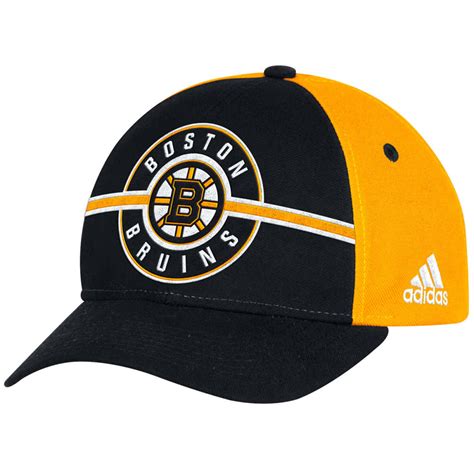 Adidas Mens Boston Bruins Structured Circle Logo Adjustable Cap Bob