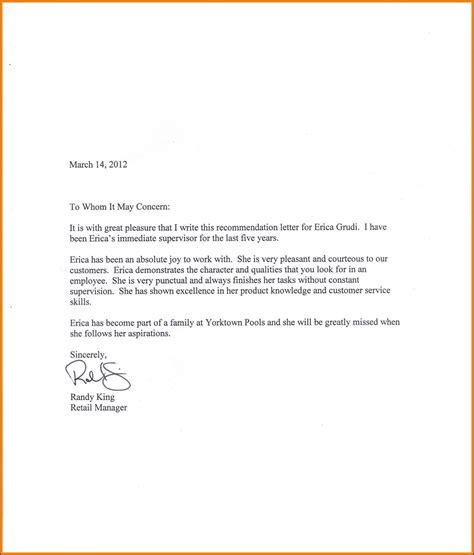 √ Free Printable Letter Of Recommendation For Friend